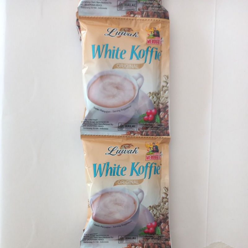 

Luwak white coffee