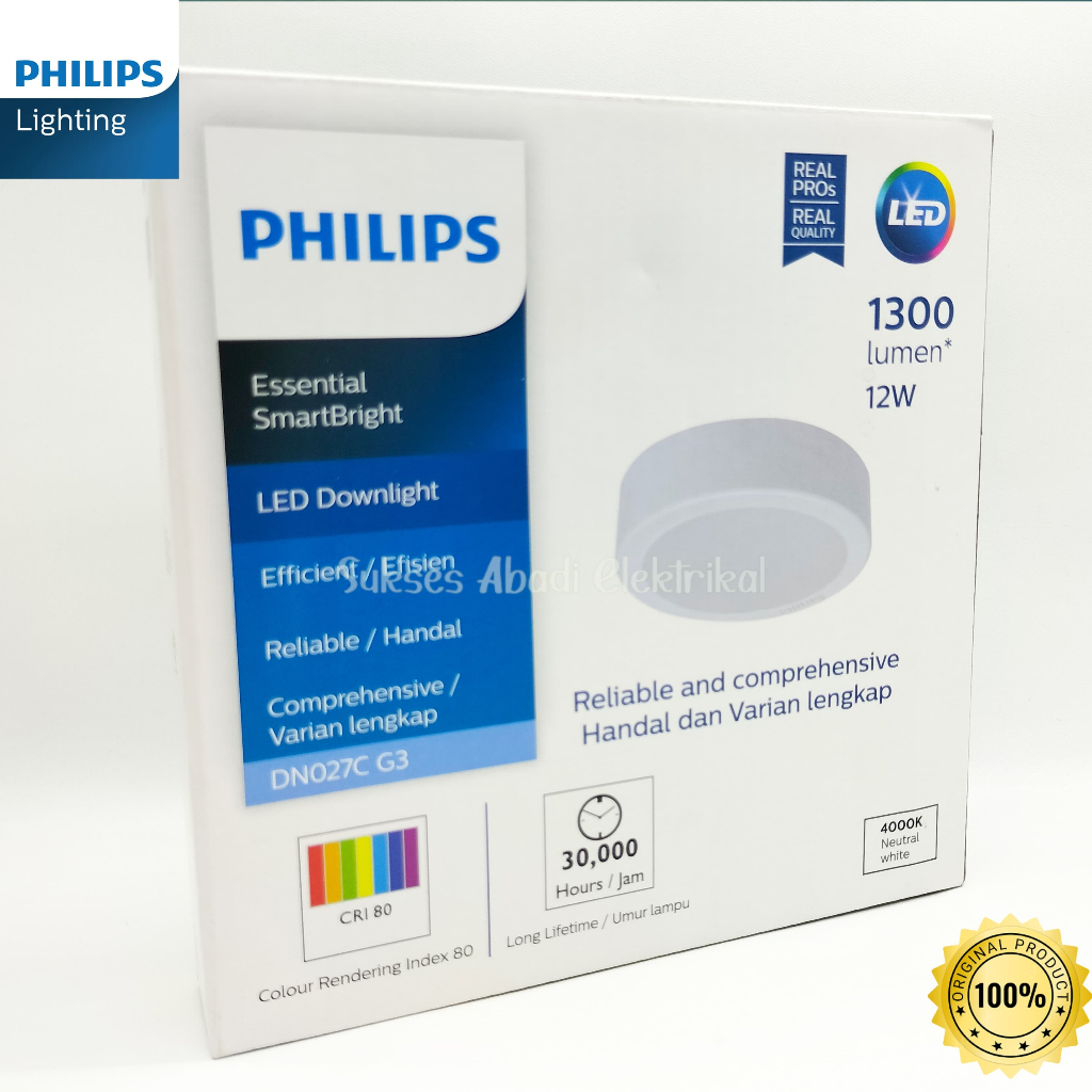 DOWNLIGHT LED OUTBOW PHILIPS DN027C 12w