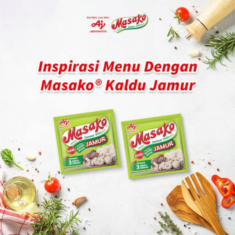 

Masako jamur 1pcs 10gram / Kaldu jamur sachet / Masako kaldu jamur murah