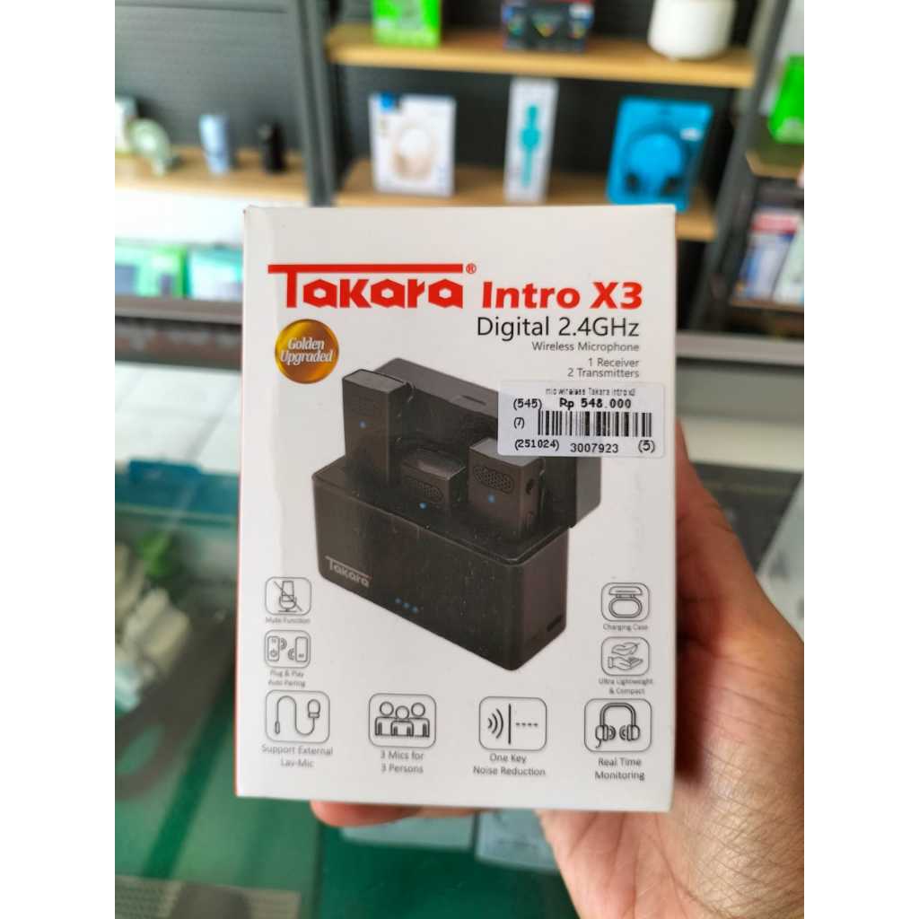 MIC WIRELESS TAKARA INTRO X3