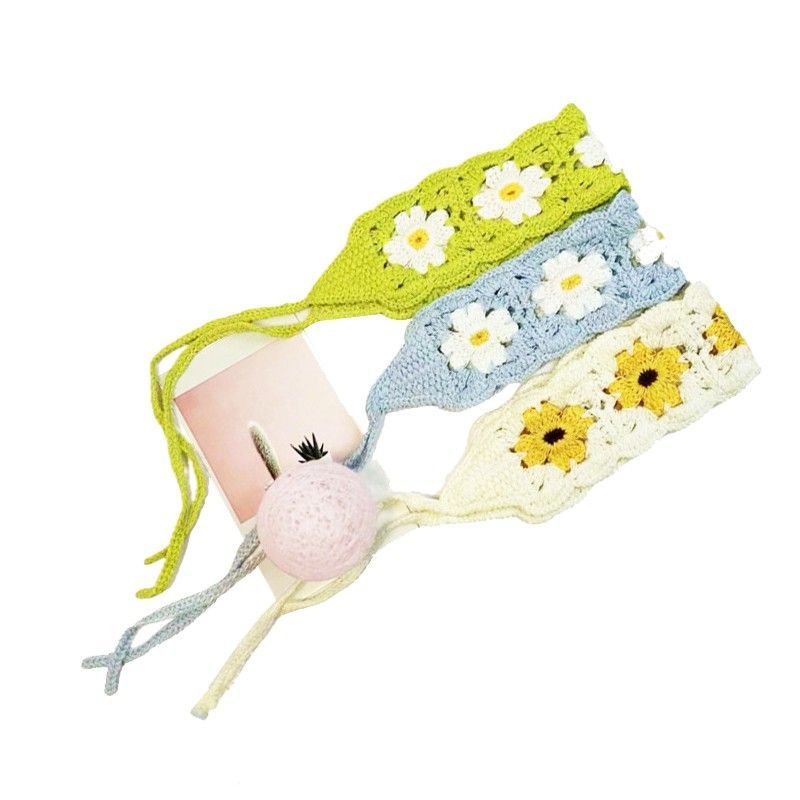 Bandana Rajut Headband Knit Korean Bandana Scarves Bando Kain Rajut Bando Motif Kain Rajut Knit