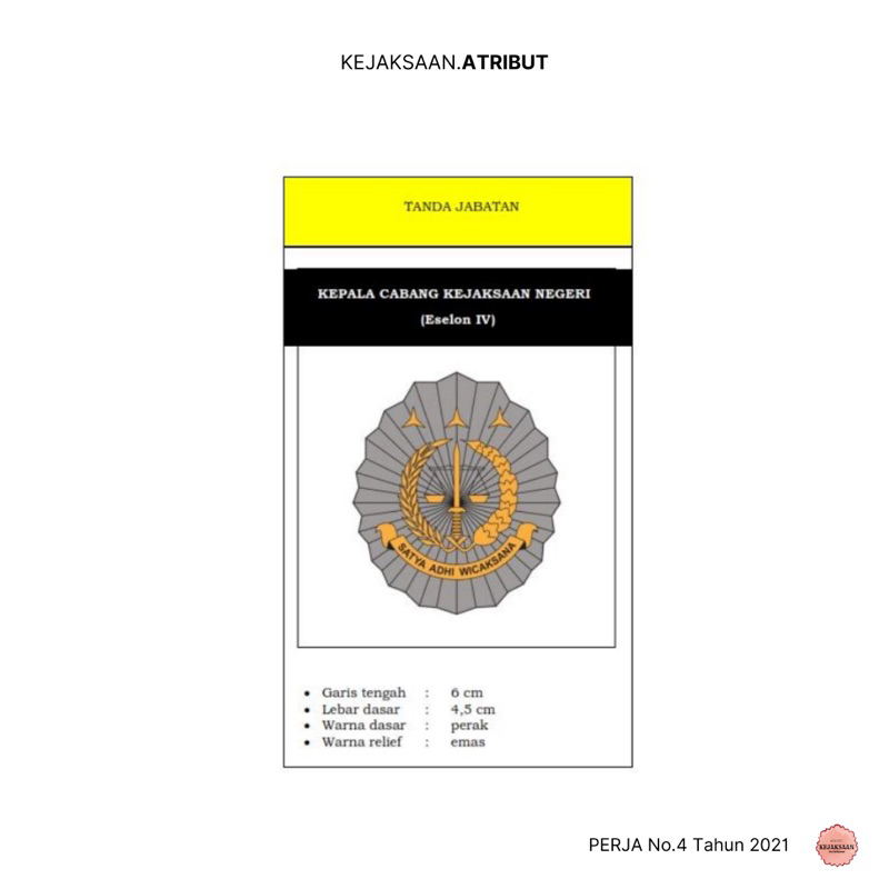 Tanda Jabatan - Jengkol KACABJARI