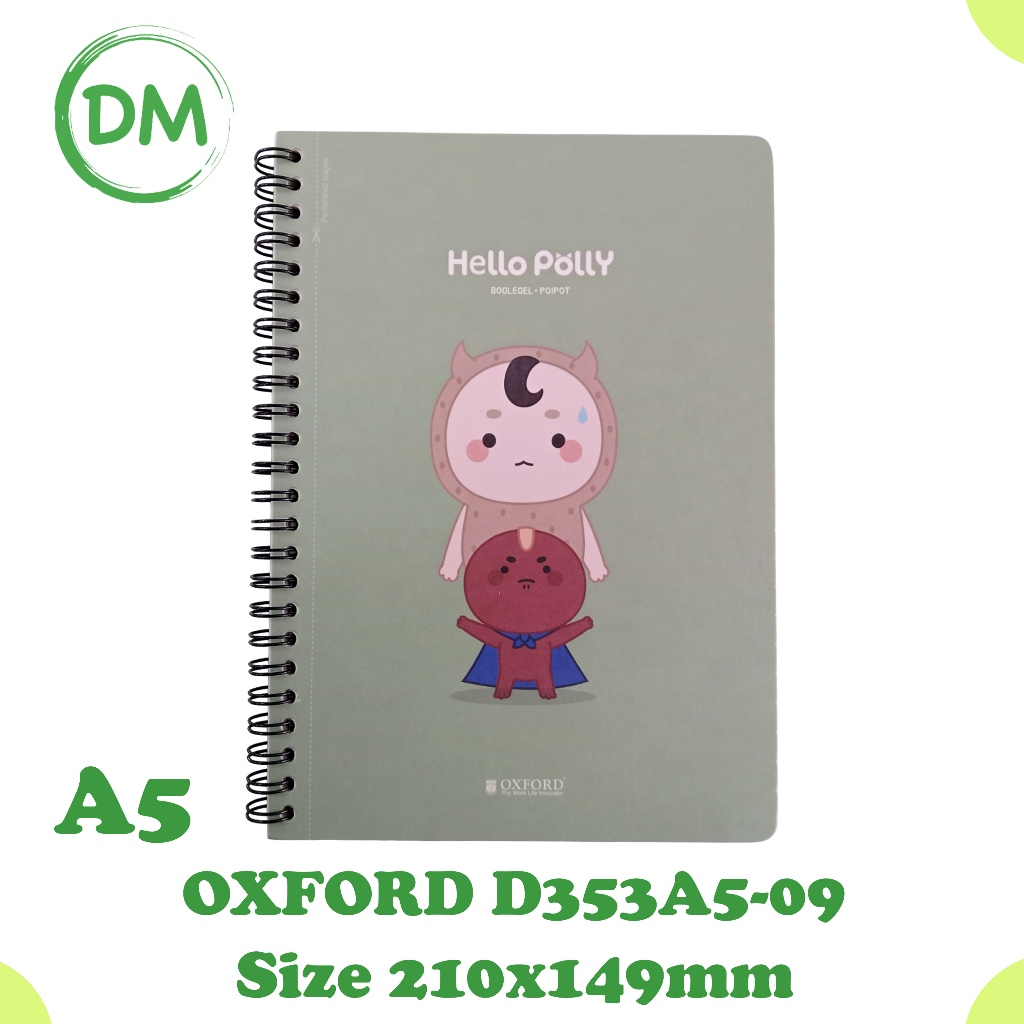 

D170A5 NOTEBOOK OXFORD AESTHETIC BERGARIS POLOS A5
