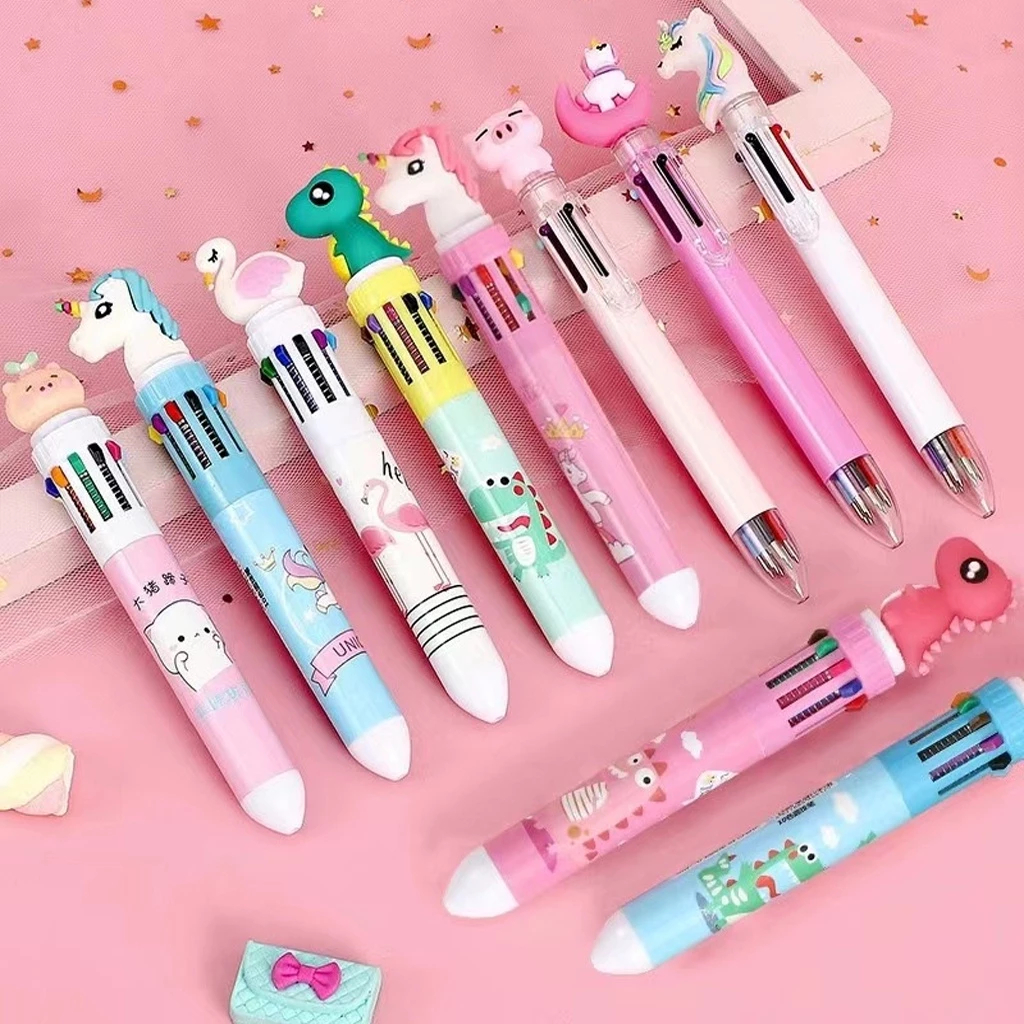 

bulpen 10 warna bermotif lucu/pulpen/pulpen anak anak