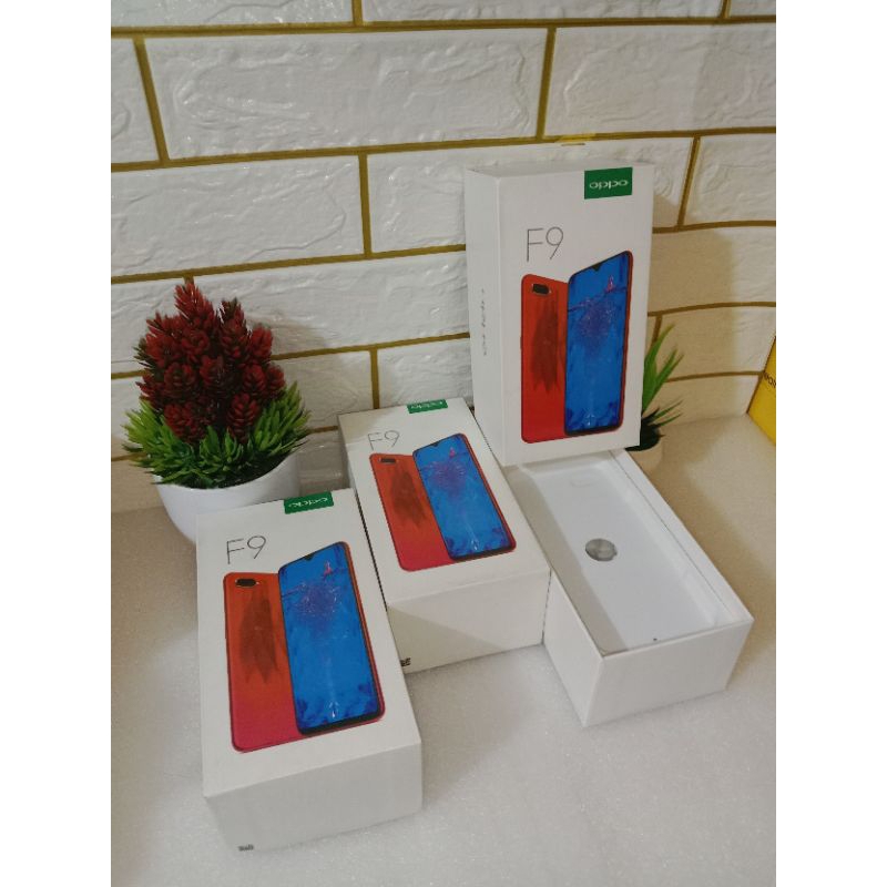 kardus hp box hp OPPO F9 ASLI ORIGINAL