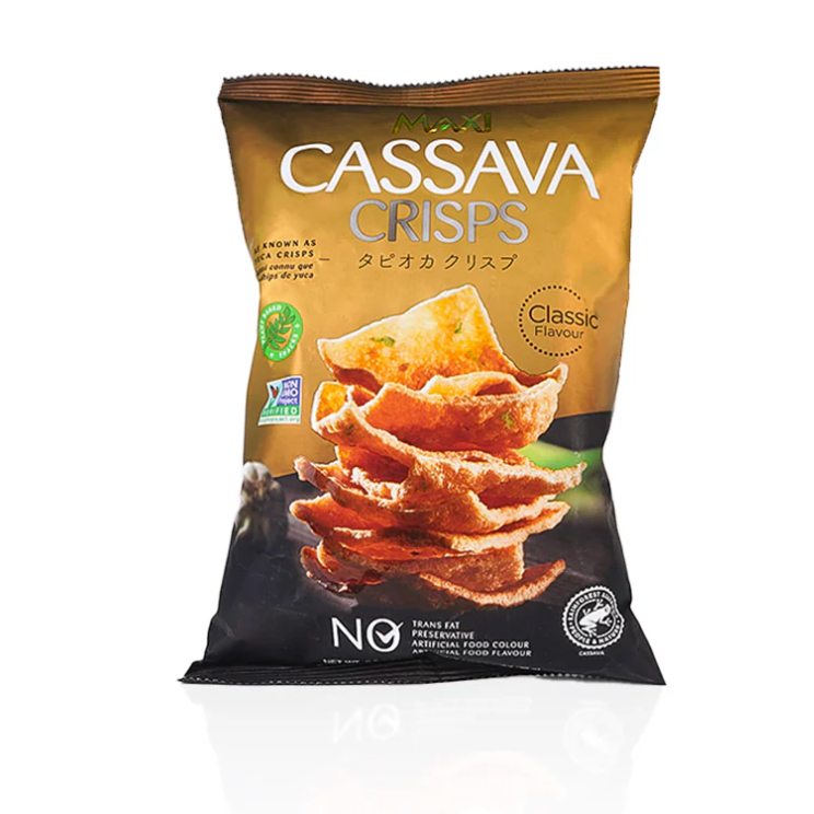 

Maxi Cassava Crisps - Classic Flavour 70 Gr