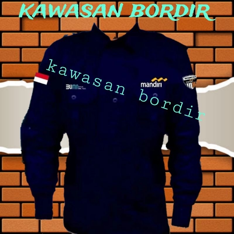 kemeja BUMN mandiri baju BUMN mandiri seragam BUMN mandiri kemeja bank mandiri seragam bank mandiri 