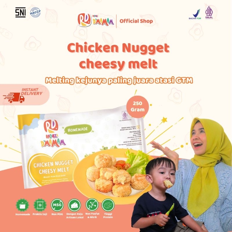 

Nugget Ayam Keju Leleh / Chessy Melt D'Mamam