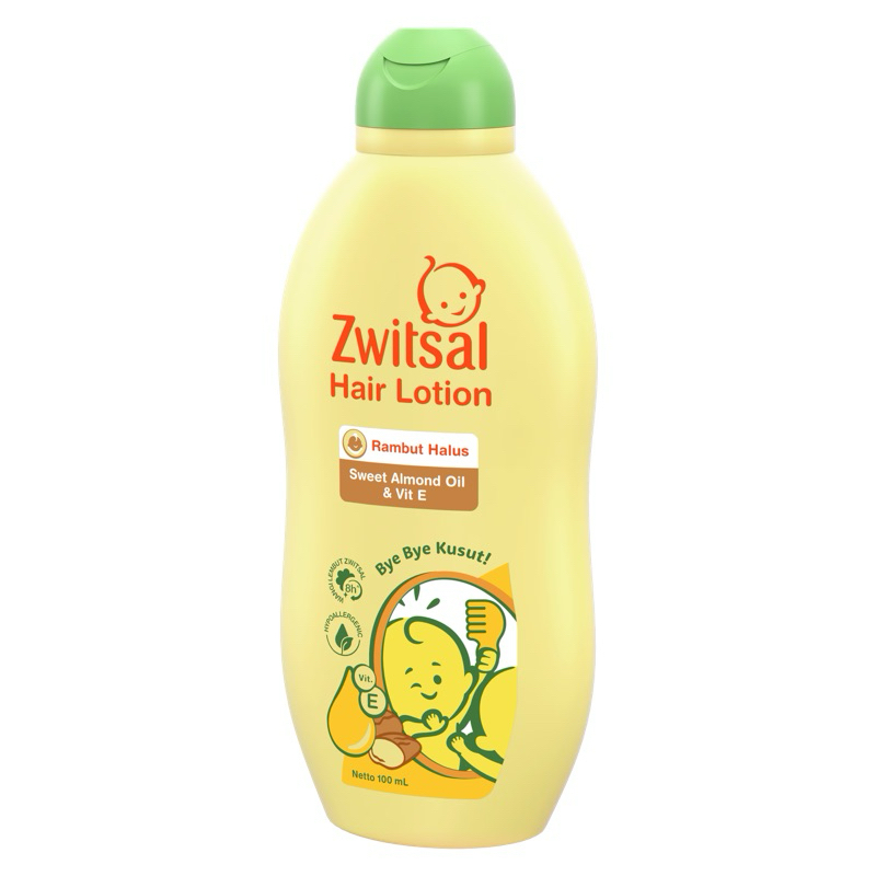 ZWITSAL BABY HAIR LOTION SWEET ALMOND OIL & VIT E 100ml