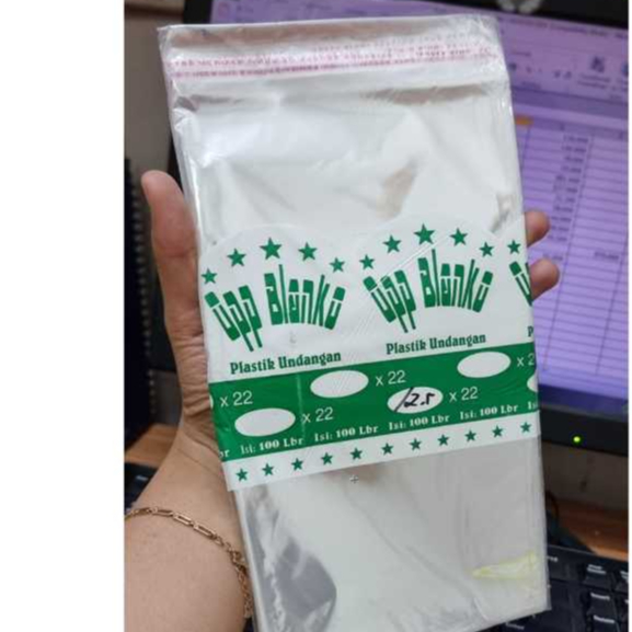 

PLASTIK 12,5 X 22 OPP ISI 100 PCS