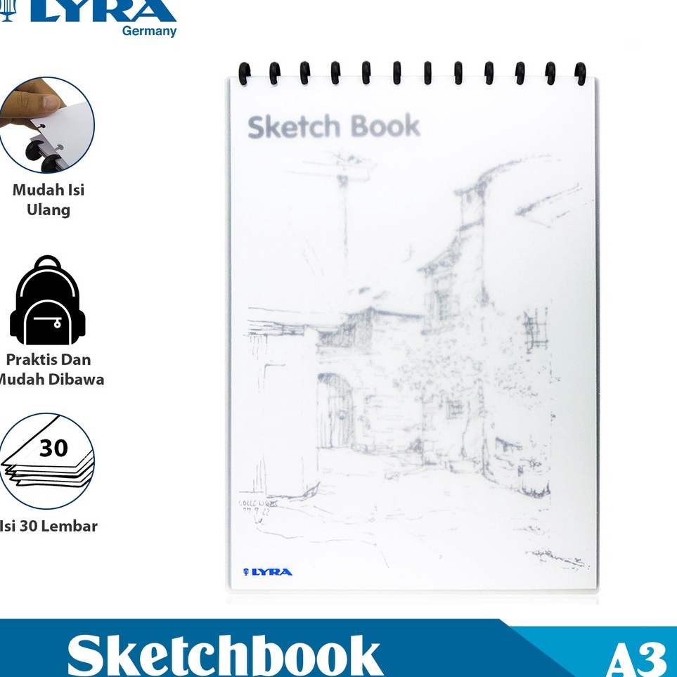 

KODE A86N Sketch Book A3 3Pages Lyra