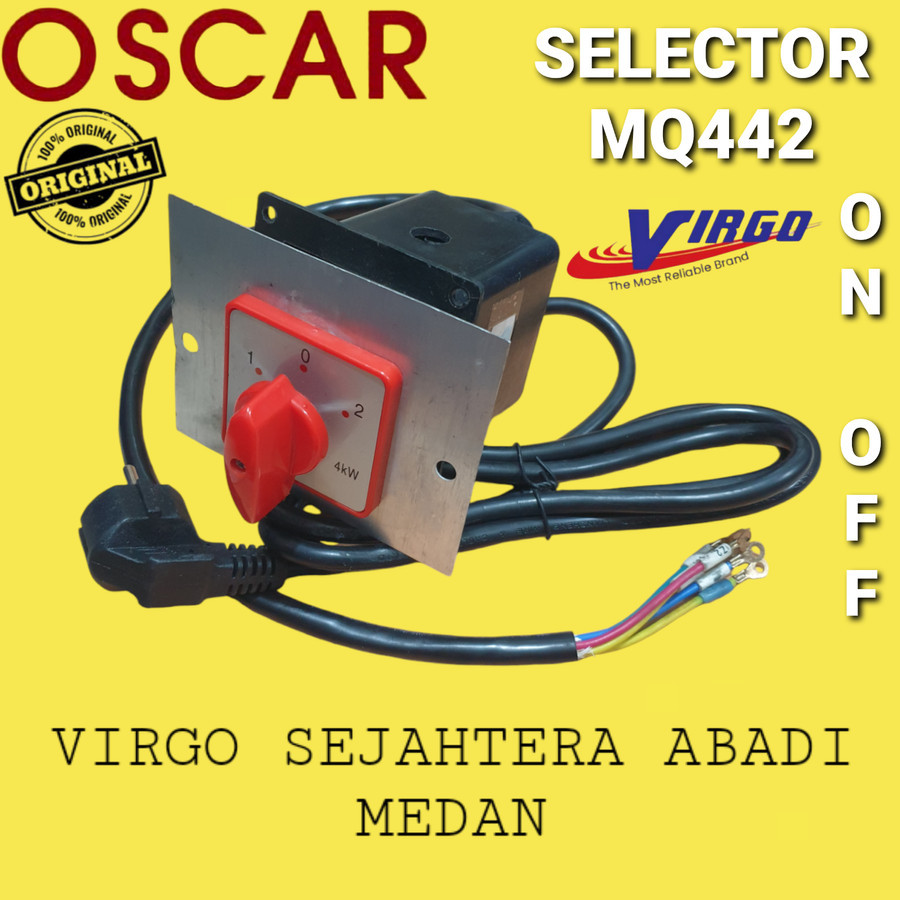 MQ442 SELECTOR SWITCH ON OFF MESIN KOMBINASI SERBAGUNA MEJA KAYU MULTI FUNGSI 10" INCHI OSCAR MQ 442