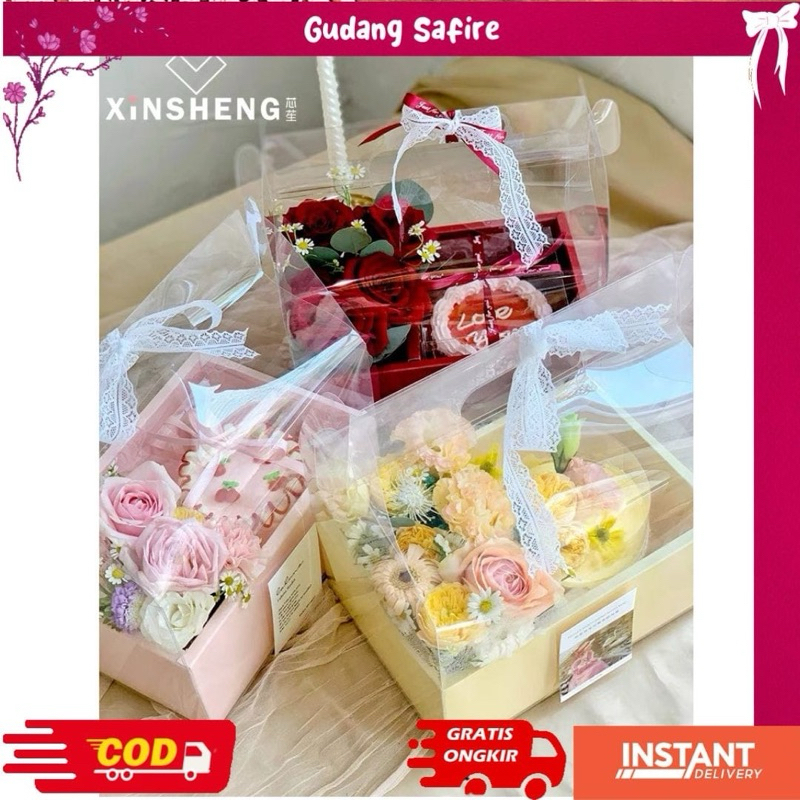 

Box Kue / Box Mika / Box Kue Bunga / Box Buket Kreasi / Crafting Flower Box