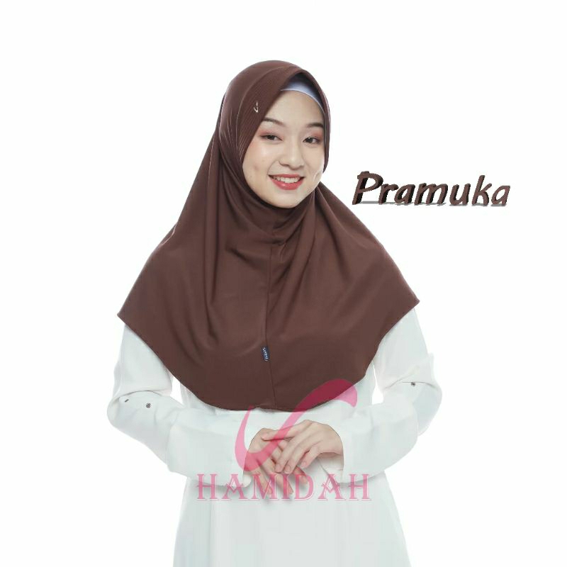 (ORI) Hijab Bergo Hamidah/Hijab Sport/Kerudung Olahraga/Hijab Instan