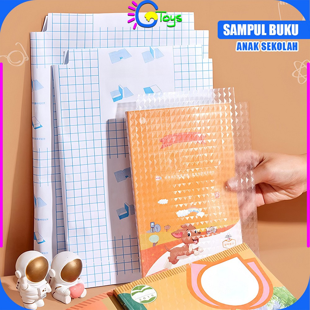 

CR-A101 Sampul Buku Plastik Isi 10 Lembar Stiker PVC Tahan Air / Sampul Plastik Film Pelindung Buku Tulis Anak Sekolah