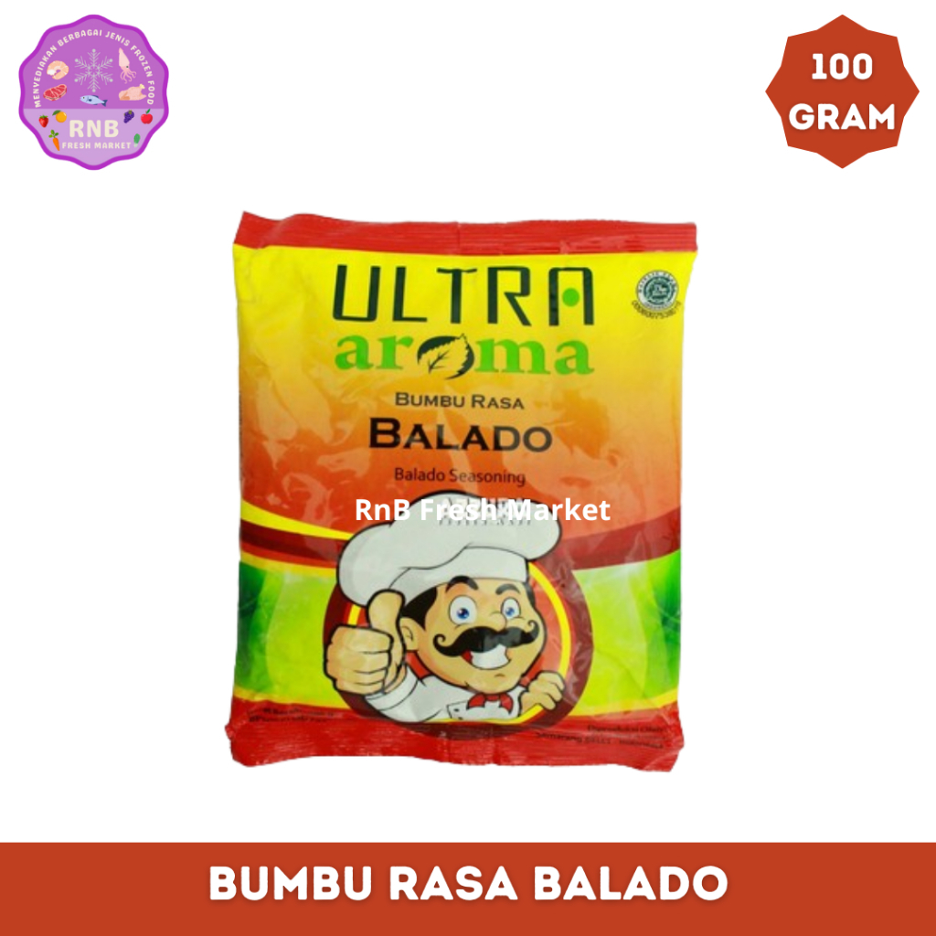

Ultra Aroma Bumbu Rasa Balado Netto 100 Gram