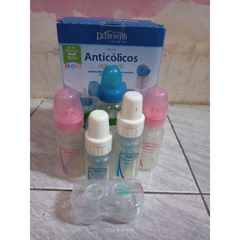 BOTOL SUSU BEKAS DR.BROWNS 1 SET FREE NIPPLE SHIELD
