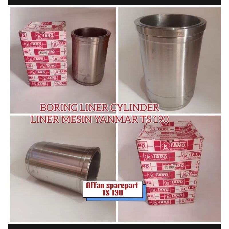 BORING LINER CYLINDER LINER MESIN YANMAR TS 190