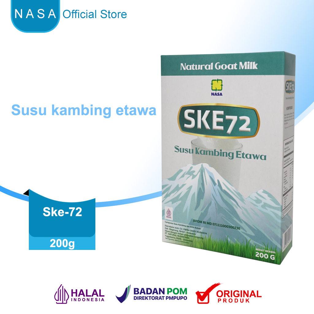 

Susu Kambing Etawa SKE72 Nasa Original Menjaga Imun tubuh