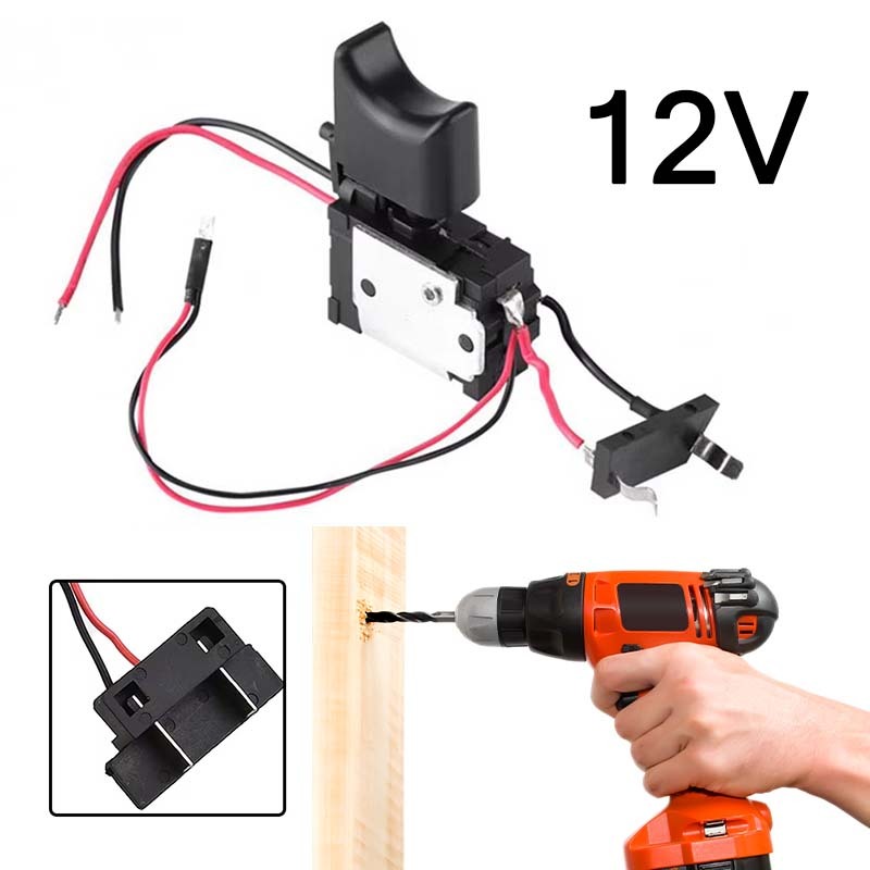 Switch Bor Cordless Triger Bor Cordless Switch Bor Cordless 12v Saklar Mesin Bor Baterai Dc