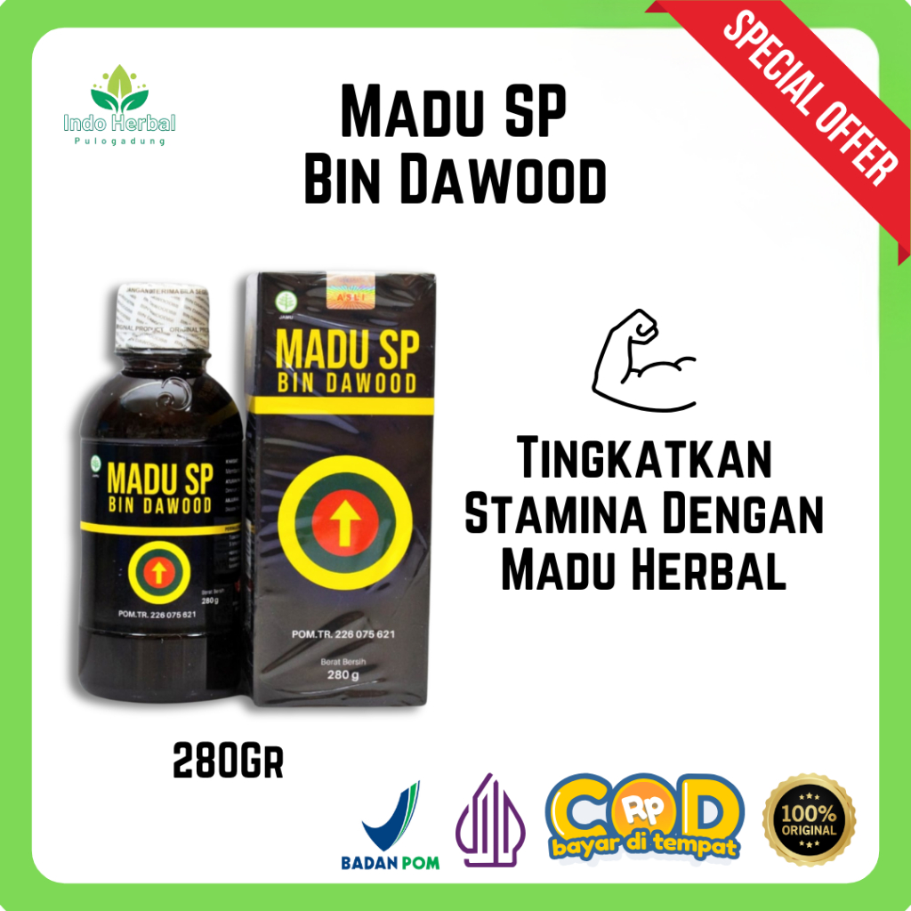 Madu Penyubur Pria 280gr | Subur Pria | Madu Herbal untuk Pria Dewasa | Original | BPOM