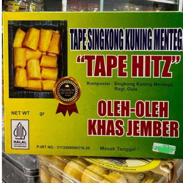 

tape singkong kuning khusus instan
