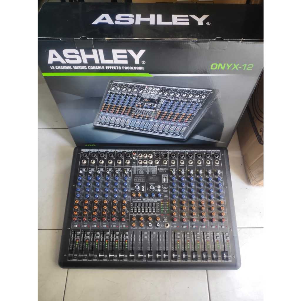 MIXER AUDIO ASHLEY ONYX12/ONYX 12 12CH USB-BLUETOOTH-RECORDING TO PCMIXER ASHLEY 12 CHANEL mixer ash