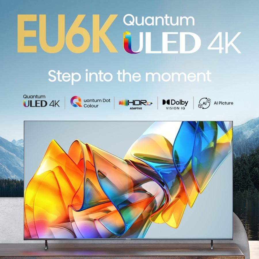 HISENSE 65U6K ULED TV 4K 65 INCH GOOGLE TV HISENSE KHUSUS BATAM