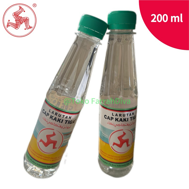 

Larutan Cap Kaki Tiga @ 200 ml