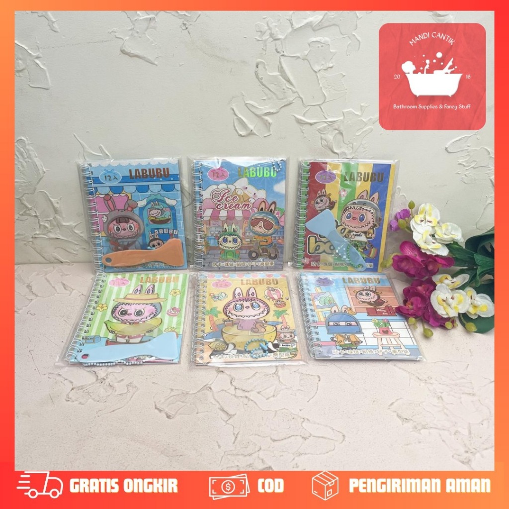 

STIKER SPIRAL LABUBU SZ-149 ST-1587 BUKU STIKER LUCU IMUT KADO UNIK TERMURAH BAGUS COD