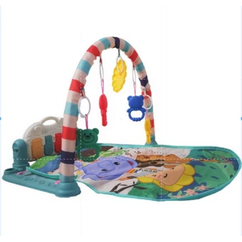 playgym music Bayi matras playmat bayi playgym bayi dengan piano Playmat Matras / Kasur Bayi Playgym