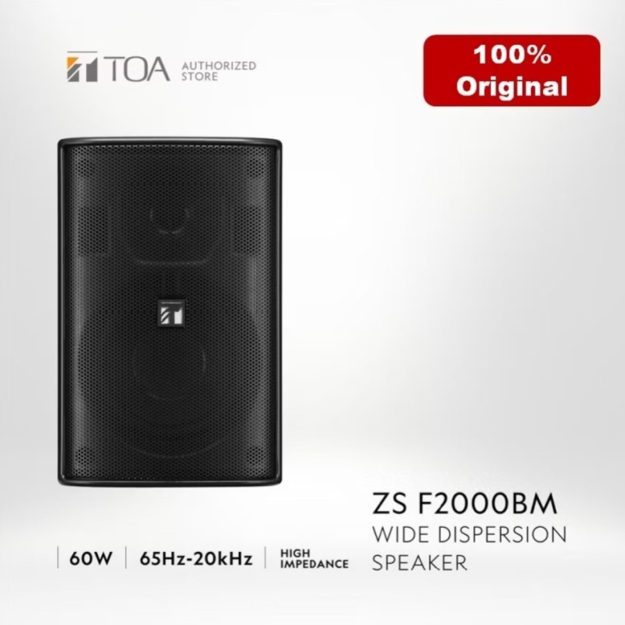 Speaker Toa ZS-F2000BM Matching 60watt speaker dinding toa masjid / ZS F2000BM/ ZS F2000 WM TOA SPEA