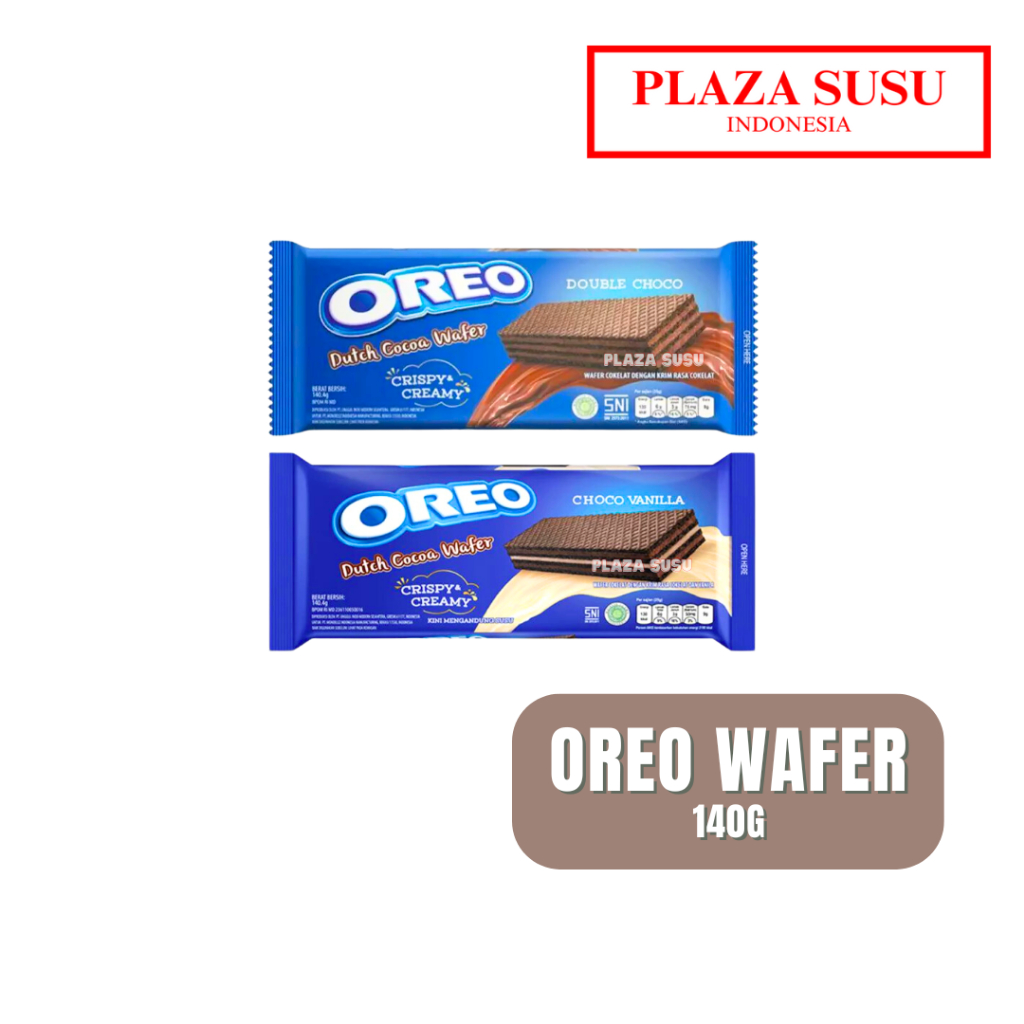 

CAMILAN BISKUIT WAFER OREO CREAM VANILA/DUTCH COCOA 140G COKELAT