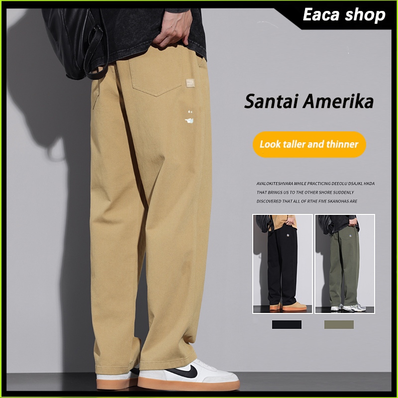 Celana cargo pria Celana cargo pria Oversize 2024 fashion Style Cargo Pants Korean Style celana gomb