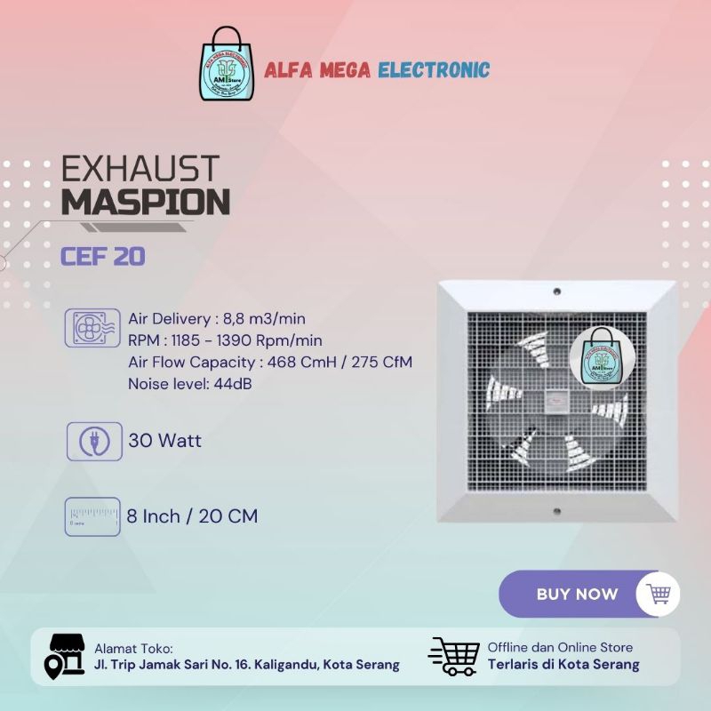 Exhaust Fan Maspion CEF 20