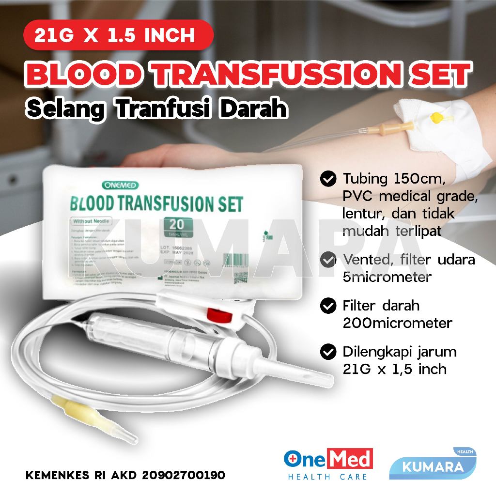 ONEMED - Blood Set / Blood Transfusion Set Pcs