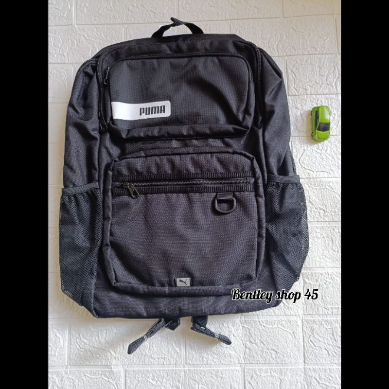 PUMA DECK BACKPACK II TAS RANSEL PUNGGUNG PRIA HITAM