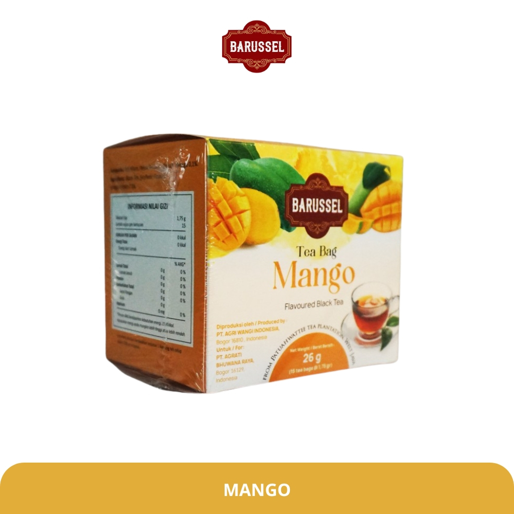 

BARUSSEL - Teh Celup Rasa Mangga - 1 Box Isi 15 Tea Bags