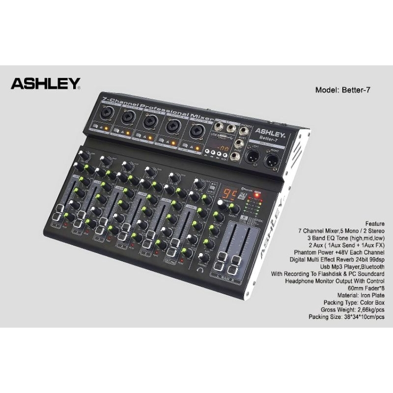 mixer Audio Ashley Better 7 original