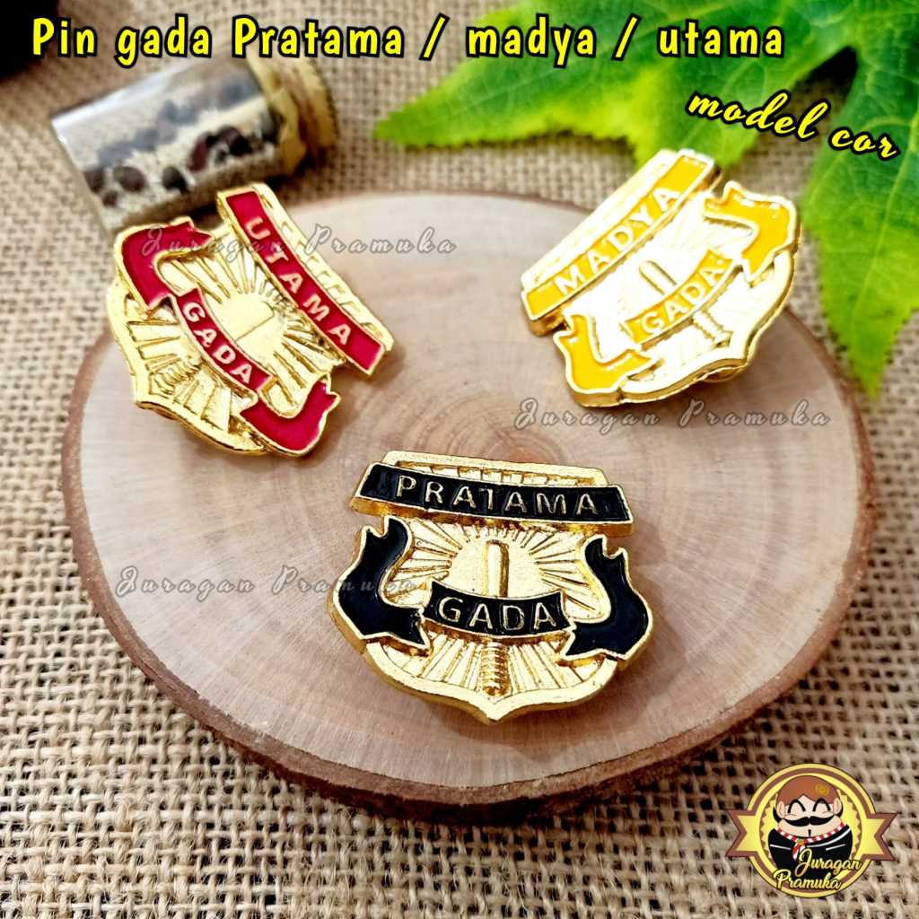 Pin Gada Pratama / madya / utama security Satpam Model COR Premium