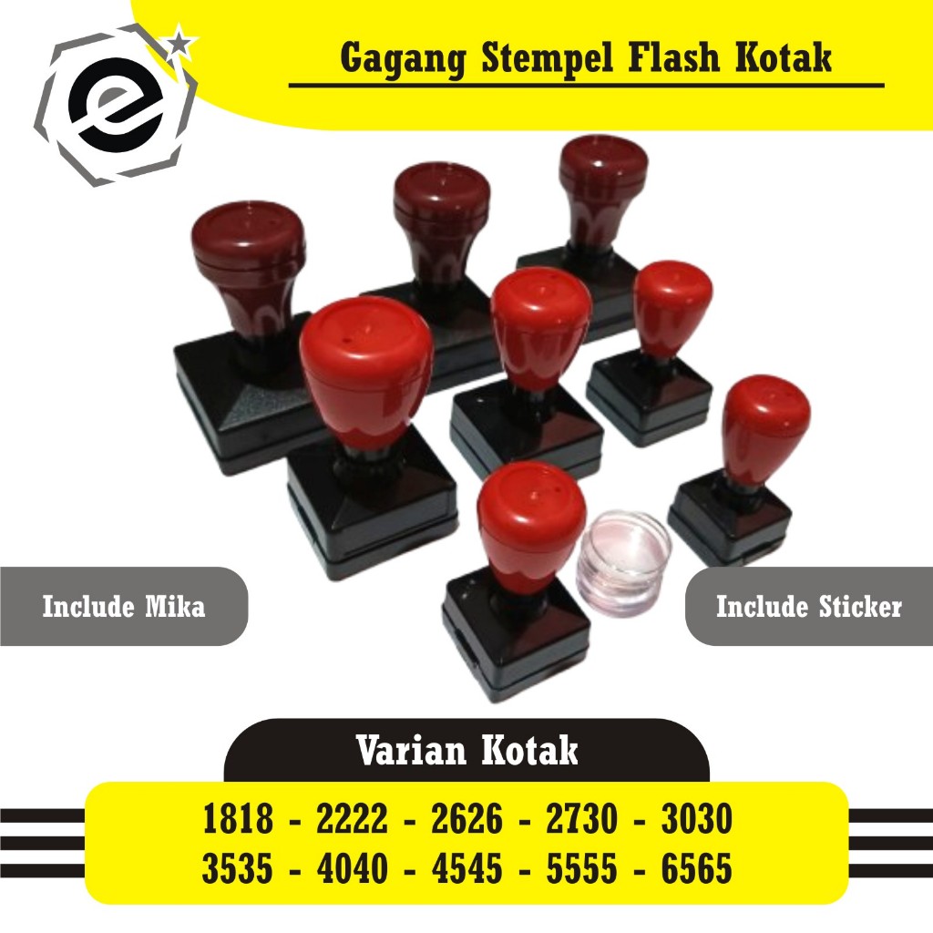

Gagang Stempel Flash Kotak Premium Import Quality