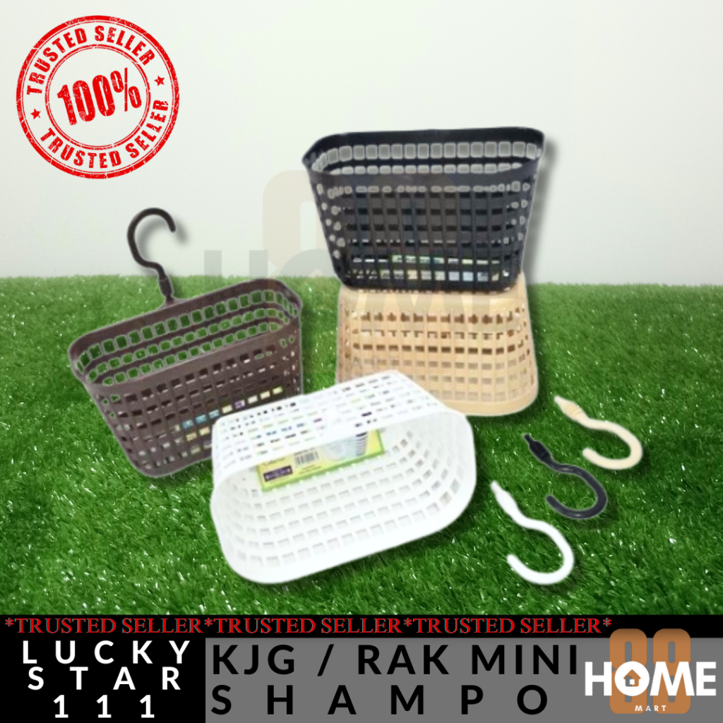 LUCKY STAR 111 - KERANJANG SERBAGUNA/KERANJANG MAINAN SHAMPO MURAH / RAK SHAMPO MINI 111 LUCKY STAR 