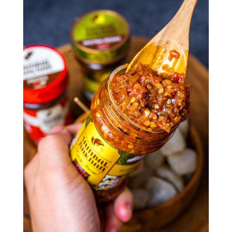 

Sambal Naknan Level 5 ( Extra Pedas ) • Sambal Bawang • Enak Tenan | 140 gr | Expired Date : 2026
