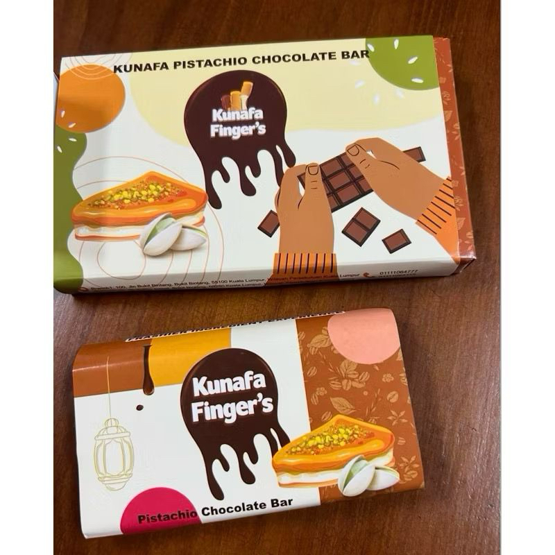 

KUNAFA FINGERS DUPE COKLAT DUBAI by PO
