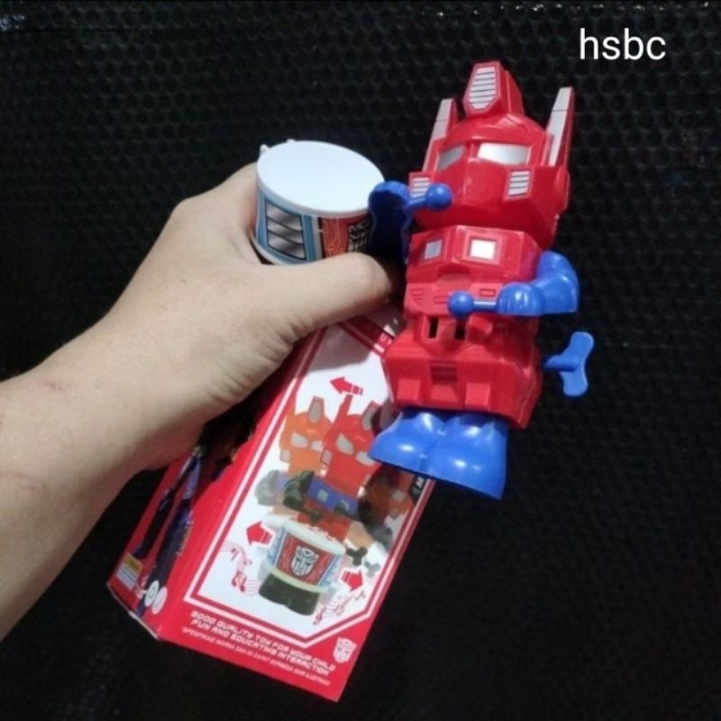 mainan optimus drum/drum tambur optimus prime