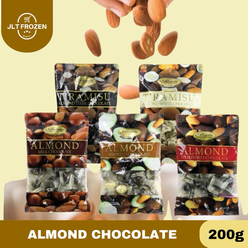 

Alessio Almond Assorted Chocolate / Coklat Almond Import / Almond White Chocolate Tiramisu - 200g