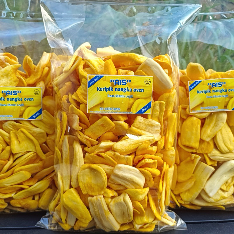 

Keripik Nangka Oven Kemasan 500gram Grade B