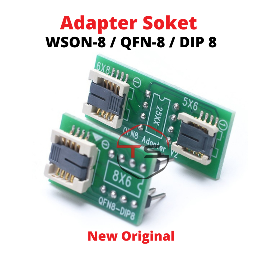 Adapter Socket Soket IC Bios WSON8 DIP8 QFN8 WSON DIP QFN 8 RT809H RT809F RT809 SVOD New