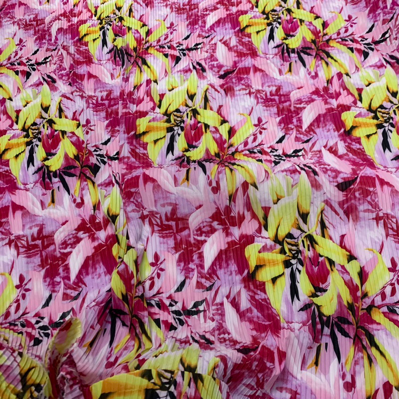 kain plisket motif - kain sifon plisket - kain pleat premium - kain plisket ceruty motif