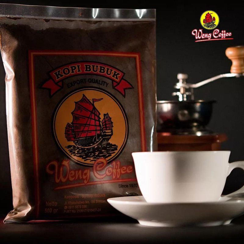 

Bubuk Kopi Weng Coffee Original kalimantan 1Kg